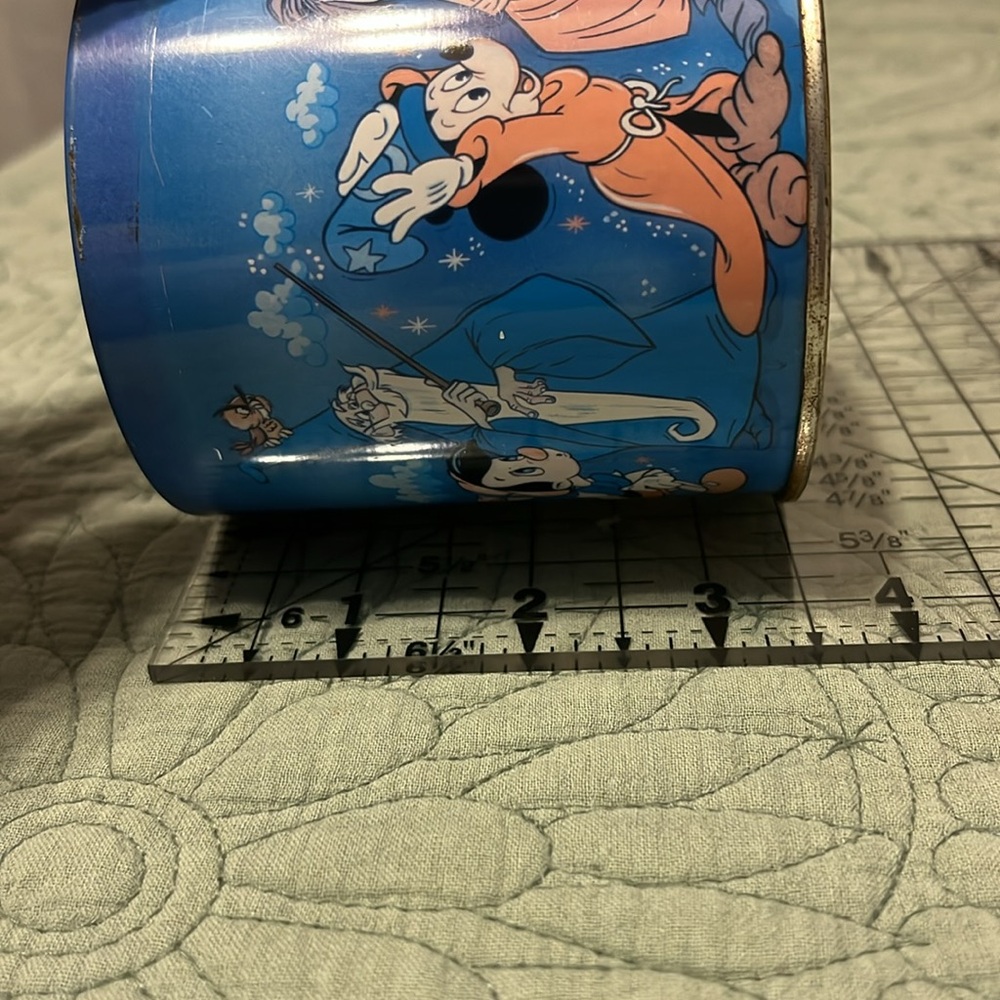 Vintage Disney Coin Tin Can Mickey Mouse Donald Duck - Picture 14 of 15